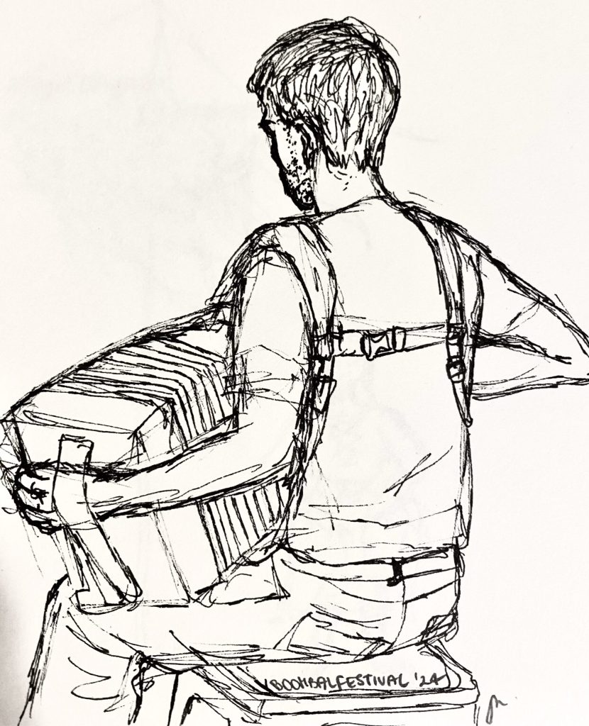 Musician drawing FbJ