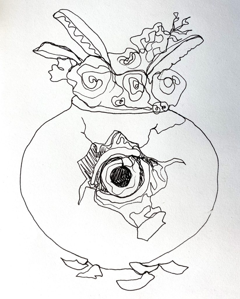 Eye of the egg drawing FbJ