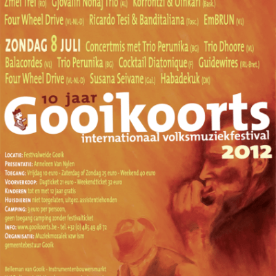 Poster design for Folk festival in Belgium&nbsp;2012