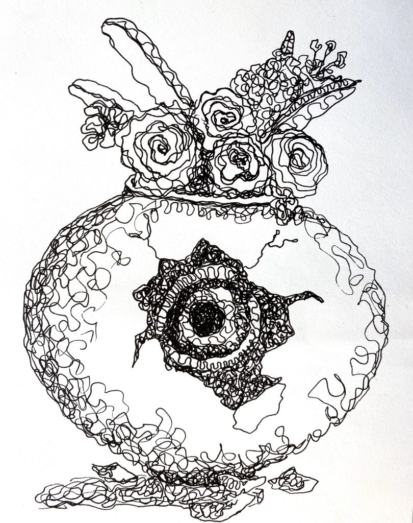 Eye of the egg drawing FbJ