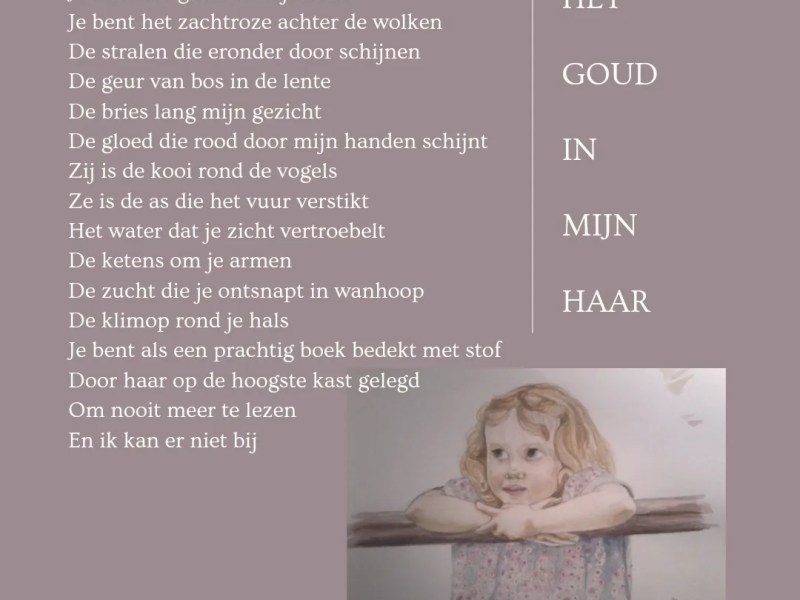 Het goud in mijn&nbsp;haar